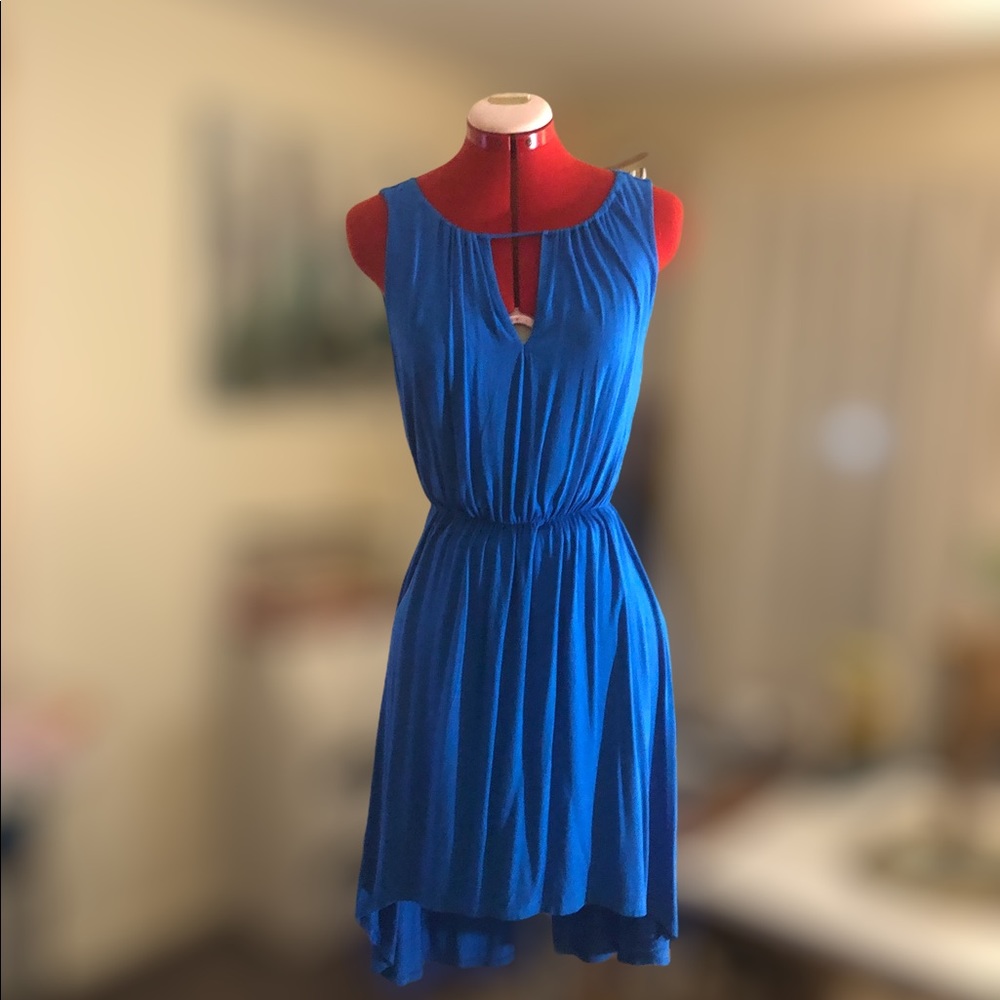 LOFT blue tank dress size